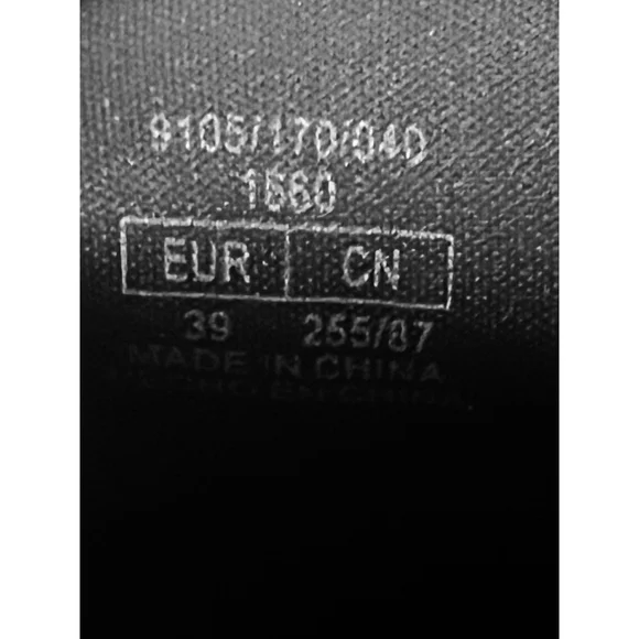 Stradivarius Chunky Lug Sole Loafers Black Gold Chain Platform EU 39/ US 8.5 - Picture 8 of 9